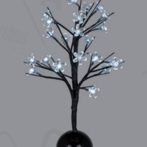 TABLE TREE 25 LED ΣΧΕΔΙΟ ΛΑΜΠΑΚIA ΜΕ ΜΠΑΤΑΡΙΑ 3xAA ΨΥΧΡΟ ΛΕΥΚΟ IP20 10x10x45cm ACA - X1025211