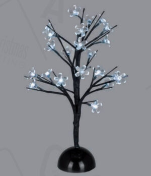 TABLE TREE 25 LED ΣΧΕΔΙΟ ΛΑΜΠΑΚIA ΜΕ ΜΠΑΤΑΡΙΑ 3xAA ΨΥΧΡΟ ΛΕΥΚΟ IP20 10x10x45cm ACA - X1025211