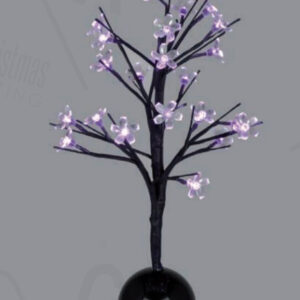 TABLE TREE 25 LED ΣΧΕΔΙΟ ΛΑΜΠΑΚIA ΜΕ ΜΠΑΤΑΡΙΑ 3xAA ΜΩΒ IP20 10x10x45cm ACA - X1025811