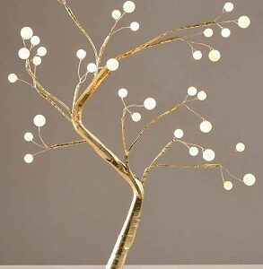 TREE WITH BALL LIGHTS” 36 LED ΛΑΜΠΑΚIA ΜΠΑΤΑΡ(3xAA)/USB ΘΕΡΜΟ ΛΕΥΚΟ IP20 50cm ACA - X1036152
