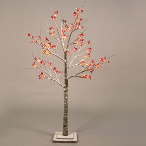 SNOW RED BERRY TREE 48 WW LED ΛΑΜΠΑΚ.ΑΝΤΑΠΤ.(24VDC) IP44 20X20X120CM 3M KΑΦΕ ΚΑΛ. ΤΡΟΦ. ACA - X1048143
