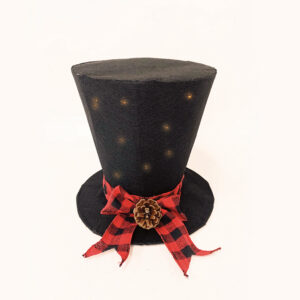 BLACK FABRIC HAT, 20 WW LED ΛΑΜΠΑΚ. ΜΠΑΤ 3ΑΑ IP20 Φ26Χ25CM ACA - X11201111