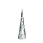 SILVER & WHITE SEQUIN CONE TREE 20 WW LED ΛΑΜΠ. ΜΠΑΤ. 3ΧΑΑ,IP20 Φ18.5Χ50CM ACA - X1120117