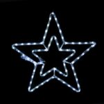 DOUBLE STARS 72 LED ΣΧΕΔΙΟ 3m ΜΟΝΟΚΑΝΑΛ ΦΩΤΟΣΩΛ ΨΥΧΡΟ ΛΕΥΚΟ ΜΗΧΑΝΙΣΜΟ FLASH IP44 55cm 1.5m ΚΑΛΩ ACA - X087222316