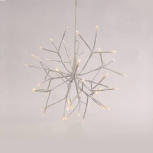 BRANCH LIGHTS” 48 LED ΛΑΜΠΑΚIA ΜΠΑΤΑΡ(3xAA) ΘΕΡΜΟ ΛΕΥΚΟ IP44 Φ20cm 30cm ΔΙΑΦΑΝ ΚΑΛΩΔ ACA - XPBALWW302A