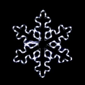 SNOWFLAKE 96 LED ΣΧΕΔΙΟ 4m ΜΟΝΟΚΑΝΑΛ ΦΩΤΟΣΩΛ ΨΥΧΡΟ ΛΕΥΚΟ ΜΗΧΑΝΙΣΜΟ FLASH IP44 56cm 1.5m ΚΑΛΩΔ ACA - XSNOWBLEDW56