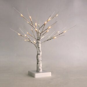 SNOW TREE” ΛΕΥΚΟ ΔΕΝΤΡΟ 24 LED ΛΑΜΠΑΚΙΑ ΜΠΑΤΑΡ(3xAA) ΘΕΡΜΟ ΛΕΥΚΟ IP20 45cm ACA - XTREWWW452A