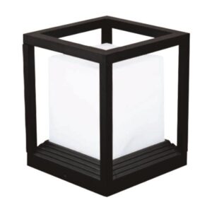 ΦΩΤΙΣΤΙΚΟ ΑΛΟΥΜΙΝΙΟΥ Ε27 150x150x190 IP65 ΜΑΥΡΟ EUROLAMP - 145-20632