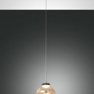 Κρεμαστό Φωτιστικό   Fabas Luce Arabella LED 8W  Μελί Dimmable  750lm Θερμό 3000K - 3547-40-125