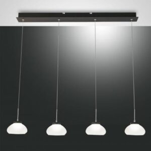 Κρεμαστό Φωτιστικό   Fabas Luce Arabella LED 32W  Λευκό Dimmable  3020lm Θερμό 3000K - 3547-48-102