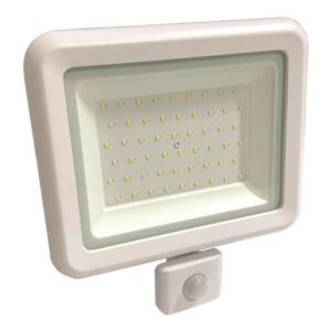 ΠΡΟΒΟΛΕΑΣ LED 50W SMD ΜΕ ΠΕΡΙΣΤΡΕΦΟΜΕΝΟ ΑΝΙΧΝΕΥΤΗ ΚΙΝΗΣΗΣ ΛΕΥΚΟΣ IP44 4000K PLUS EUROLAMP - 147-69660