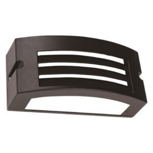 ΑΠΛΙΚΑ ΤΟΙΧΟΥ LM04 ΟΒΑΛ E27 MAX 10W LED 220x99x100 IP54 ΜΑΥΡΗ PRO EUROLAMP - 145-20234
