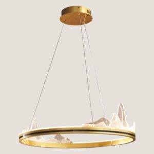 ΦΩΤΙΣΤΙΚΟ ΚΡΕΜΑΣΤΟ ΔΑΚΡΥ LED 55W 3000K ΧΡΥΣΟ EUROLAMP 144-15003