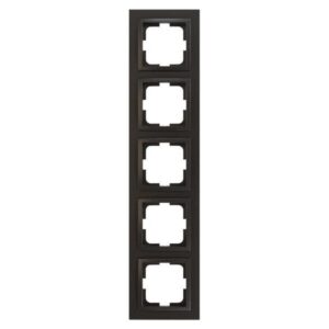 ΠΛΑΙΣΙΟ 5 ΘΕΣΕΩΝ ΜΑΥΡΟ EUROLAMP - 152-10384