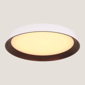 ΠΛΑΦΟΝΙΕΡΑ LED 30W Φ450x90 3000Κ ΛΕΥΚΗ/ΜΠΡΟΝΖΕ EUROLAMP 144-51006