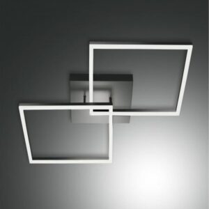 Φωτιστικό Οροφής  Fabas Luce Bard LED 52W  Ανθρακί Dimmable  5180lm Θερμό 3000K - 3394-65-282