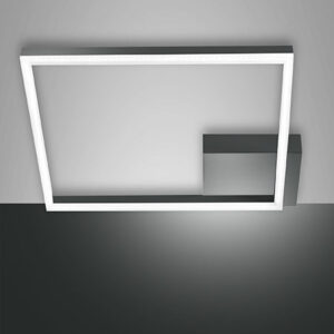 Φωτιστικό Οροφής  Fabas Luce Bard LED 39W  Ανθρακί Dimmable  4050lm Φυσικό - 3394-62-282