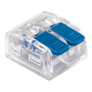 ΚΛΕΜΜΑ SL-412 2 ΘΕΣΕΩΝ ΜΕ ΥΠΟΔΟΧΗ 0,20-4mm 32Α 400V ΜΠΛΕ EUROLAMP - 147-11060