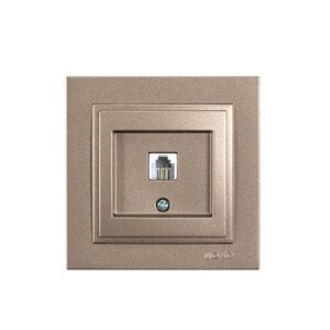 ΠΡΙΖΑ ΤΗΛΕΦΩΝΟΥ MONH RJ 11 LIGHT FUME EUROLAMP - 152-10538