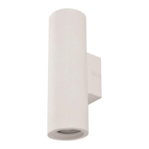 ΑΠΛΙΚΑ ΤΟΙΧΟΥ UP-DOWN ΣΤΡΟΓΓΥΛΛΗ ΓΥΨΙΝΗ 2xGU10 Φ75x100x250 EUROLAMP 147-53310