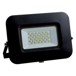 ΠΡΟΒΟΛΕΑΣ LED 30W SMD ΒΑΣΗ 360° ΜΑΥΡΟΣ IP65 6500K PLUS EUROLAMP - 147-69325