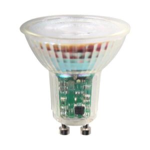 ΛΑΜΠΑ LED GU10 5.5W 550lm 4000K 38° 175-250V DIMMABLE ΓΥΑΛΙ EUROLAMP - 147-77861
