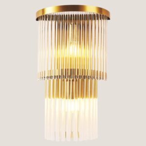 ΑΠΛΙΚΑ ΤΟΙΧΟΥ 2xΕ14 25x43 ΧΡΥΣΟ EUROLAMP 144-52000