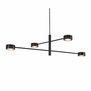 Nordlux Clyde Κρεμαστό Μαύρο LED 16W 2700K -  2010803003