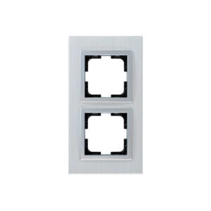 ΠΛΑΙΣΙΟ 2 ΘΕΣΕΩΝ ΑΛΟΥΜΙΝΙΟ ΑΣΗΜΙ EUROLAMP - 152-10851