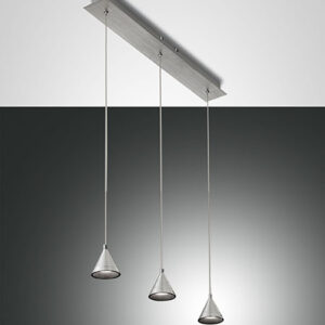 Κρεμαστό Φωτιστικό   Fabas Luce Delta LED 24W  Αλουμίνιο Dimmable  2260lm Θερμό 3000K - 3443-47-212