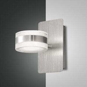 Φωτιστικό Τοίχου  Fabas Luce Dunk LED 16W  Αλουμίνιο   1510lm Θερμό 3000K - 3239-21-212