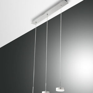 Κρεμαστό Φωτιστικό   Fabas Luce Dunk LED 24W  Αλουμίνιο Dimmable  2260lm Θερμό 3000K - 3239-47-212