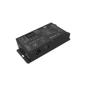 DMX512/RDM DECODER RGBW 8A*4CH 12-36VDC MAX32A D4-XE EUROLAMP - 145-71500