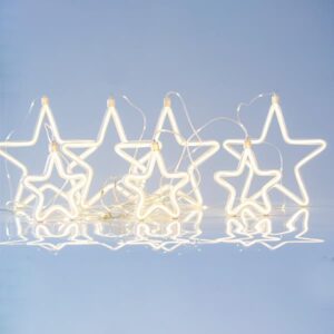ΚΟΥΡΤΙΝΑ, 47 MINI LED, 27V ΜΕΤΑΣΧΗΜΑΤΙΣΤΗ, ΜΕ 4 ΜΕΓΑΛΑ ΑΣΤΕΡΙΑ 18cm ΚΑΙ 3 ΜΙΚΡΑ ΑΣΤΕΡΙΑ 14cm ΜΕ NEON ΦΩΤΟΣΩΛΗΝΑ, 4 ΕΠΕΚΤΑΣΕΙΣ ΕΩΣ 3 ΣΕΤ, ΑΣΗΜΙ ΧΑΛΚΙΝΟ ΚΑΛΩΔΙΟ, ΘΕΡΜΟ ΛEΥΚΟ LED, ΘΕΡΜΗ ΛΕΥΚΗ NEON ΦΩΤΟΣΩΛΗΝΑ, (150x108cm), ΠΡΟΕΚΤΑΣΗ ΠΑΡΟΧΗΣ 3m, IP44 EUROLAMP - 600-02340