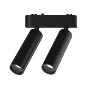 ΣΠΟΤ ΜΑΓΝΗΤΙΚΗΣ ΡΑΓΑΣ ULTRA SLIM ΜΑΥΡΟ 2x7W 3CCT EUROLAMP - 145-59507