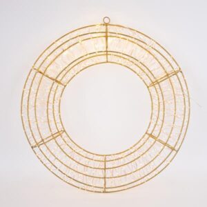 ΣΤΕΦΑΝΙ 58cm, 1200 LED, 31V ΜΕΤΑΣΧΗΜΑΤΙΣΤΗ, TIMER, ΜΠΡΟΝΖΕ ΜΕΤΑΛΛΙΚΟΣ ΣΚΕΛΕΤΟΣ, MΠΡONZE ΧΑΛΚΙΝΟ ΚΑΛΩΔΙΟ, ΘΕΡΜΟ ΛΕΥΚΟ LED, ΠΡΟΕΚΤΑΣΗ ΠΑΡΟΧΗΣ 5m, IP44 EUROLAMP - 600-22534