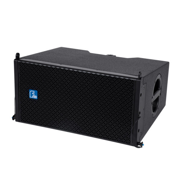 GloboStar® FDB DLA208 98017 PA Speaker - Παθητικό Ηχείο Line Array Κρεμαστό & Επιδαπέδιο 8Ω - 300W RMS (1200W Peak) - 2 x 8" Inches LF & 1 x 3" Inches HF - IP20 - Μαύρο - Μ56 x Π42.5 x Υ27.5cm