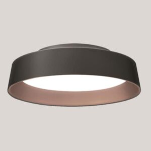 ΠΛΑΦΟΝΙΕΡΑ LED 60W Φ700x90 3000Κ ΜΑΥΡΗ/ΚΑΦΕ ΓΚΟΦΡΕ EUROLAMP 144-51009
