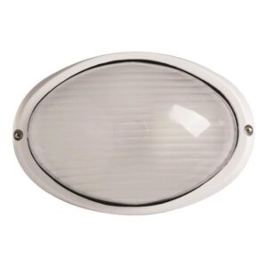 ΑΠΛΙΚΑ ΤΟΙΧΟΥ OBAΛ ΑΛΟΥΜΙΝΙΟΥ ΛΕΥΚΗ EUROLAMP 147-55060