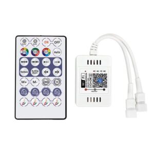 ΑΣΥΡΜΑΤΟ CONTROLLER RF Wifi & Bluetooth PIXEL DC5-24V, 2CH (Max. 2048 PIXEL) EUROLAMP - 145-71430