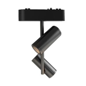 ΣΠΟΤ ΜΑΥΡΟ ΜΑΓΝΗΤΙΚΗΣ ΡΑΓΑΣ ULTRA SLIM 2x8W 3CCT ΜΕ TRIAC EUROLAMP - 145-59513