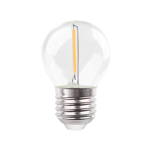 ΛΑΜΠΑ LED ΣΦΑΙΡΙΚΗ FILAMENT 1W E27 4000K 220-240V EUROLAMP - 147-78253