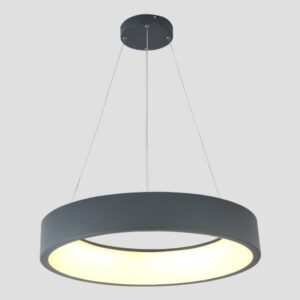 ΦΩΤΙΣΤΙΚΟ ΚΡΕΜΑΣΤΟ ΣΤΡΟΓΓΥΛΟ LED 40W 3000Κ ΓΚΡΙ EUROLAMP 144-17015