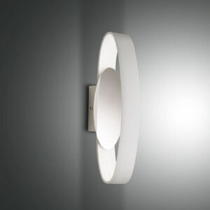Φωτιστικό Τοίχου  Fabas Luce Gaby LED 7W  Λευκό  IP44 700lm Θερμό 3000K - 3424-21-102