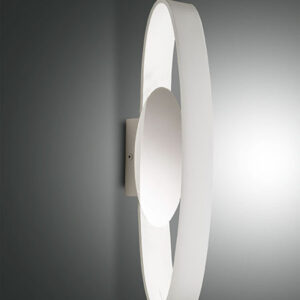 Φωτιστικό Τοίχου  Fabas Luce Gaby LED 11W  Λευκό  IP44 1200lm Θερμό 3000K - 3424-26-102