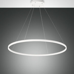 Κρεμαστό Φωτιστικό   Fabas Luce Giotto LED 60W  Λευκό Dimmable  6700lm Φυσικό - 3508-42-102