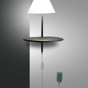 Φωτιστικό Τοίχου  Fabas Luce Goodnight LED 8W  Ανθρακί Με Dimmer  720lm Θερμό 3000K - 3417-20-164