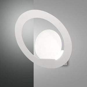 Φωτιστικό Τοίχου  Fabas Luce Hector LED 15W  Λευκό Dimmable  1680lm Θερμό 3000K - 3664-21-102