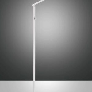 Φωτιτστικό Δαπέδου  Fabas Luce Ideal LED 10W  Λευκό Με Dimmer Αφής  1000lm Θερμό - Ψυχρό - 3550-11-102