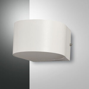 Φωτιστικό Τοίχου  Fabas Luce Lao LED 6W  Λευκό  IP65 540lm Θερμό 3000K - 3603-21-102